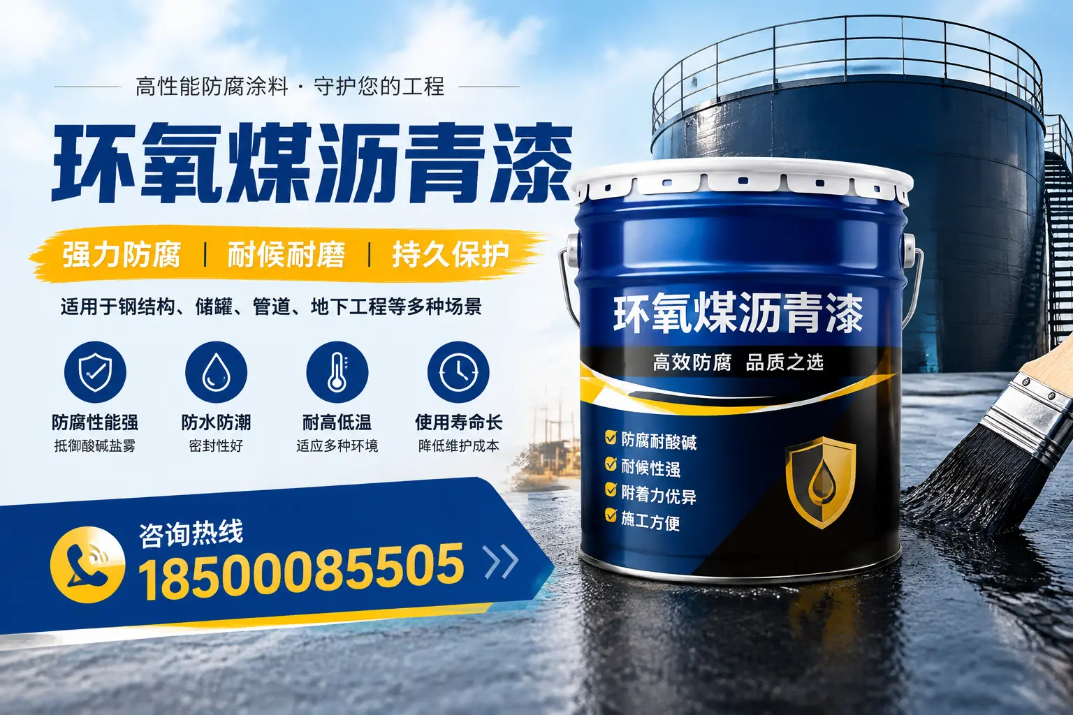 环氧煤沥青漆在工业中的应用,襄阳企业的选择